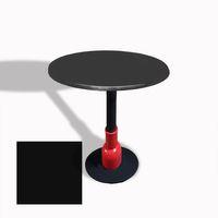 Dockers Melody Yuvarlak Masa (ESB) Çap 70cm - (Werzalit, Wermodin ve Allzalit Tabla) - Siyah