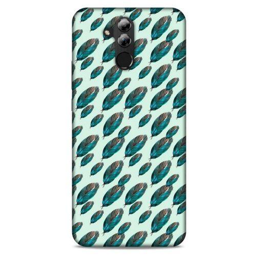 Huawei Mate 20 Lite Kılıf Desenli Özel Seri Tüyler (50) Shockproof Kılıf