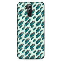 Huawei Mate 20 Lite Kılıf Desenli Özel Seri Tüyler (50) Shockproof Kılıf