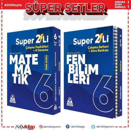 Örnek Akademi 6. Sınıf Matematik ve Fen Bilimleri Süper İkili Seti 2 Kitap