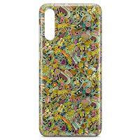 Samsung Galaxy A30s Kılıf Hippie Doodle Arka Kapak Koruma Desenli Full Koruyucu