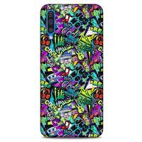 Graffitix (1) Desenli Silikon Kapak Samsung Galaxy A50 Kılıf