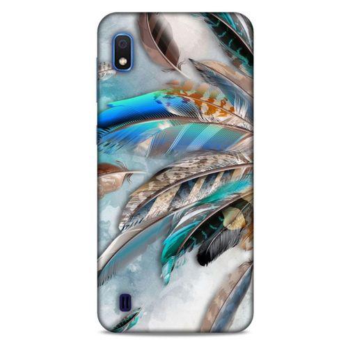 Samsung Galaxy A10 Kılıf Desenli Özel Seri Tüyler (30) Silicone Case