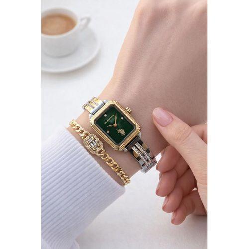 U.S.Polo Assn. Kasa Ve Kordon Çelik 3 Atm Suya Dayanıklı 2 Yıl Garantili Kadın Kol Saati U02147.3