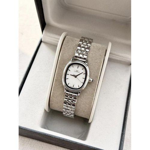 Ferro FM88091A-A Quartz Çelik Gri Beyaz Kadran 22 mm Kadın Kol Saati