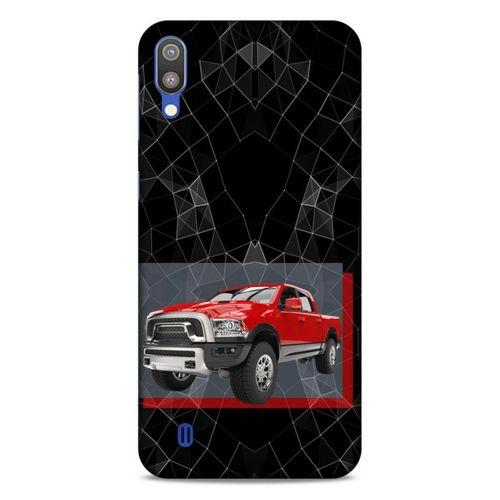 Lopard Samsung Galaxy M10 Uyumlu Kılıf PickUpX (7) Telefon Kılıfı Ateş Kırmızı