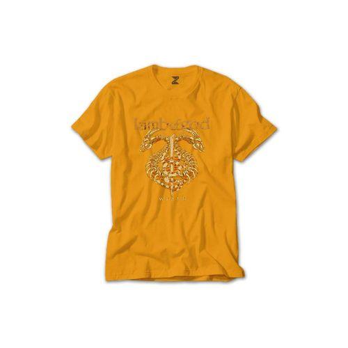 Lamb of God Wrath Dragon Renkli Tişört Sarı Renkli