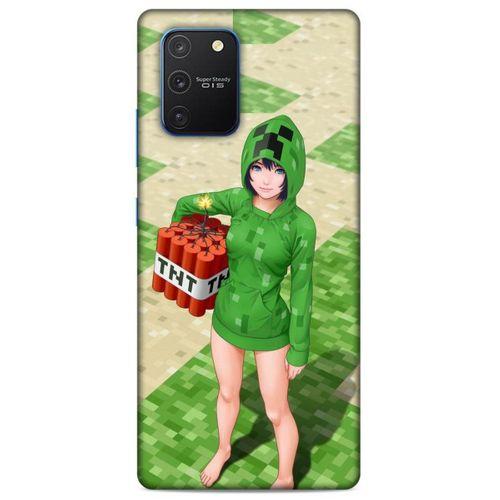 Lopard Samsung Galaxy S10 Lite Uyumlu Kılıf PiXel (33) Hybrid Kılıf TNT Girl