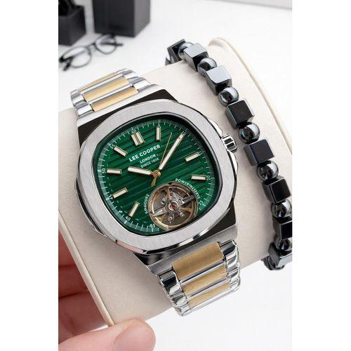 Lee Cooper Otomatik Erkek Kol Saati 50 Mt Suya Dayanıklı Çelik Kordon Bileklik Hediyeli VS.BLKT.0900