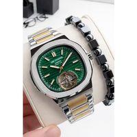 Lee Cooper Otomatik Erkek Kol Saati 50 Mt Suya Dayanıklı Çelik Kordon Bileklik Hediyeli VS.BLKT.0900