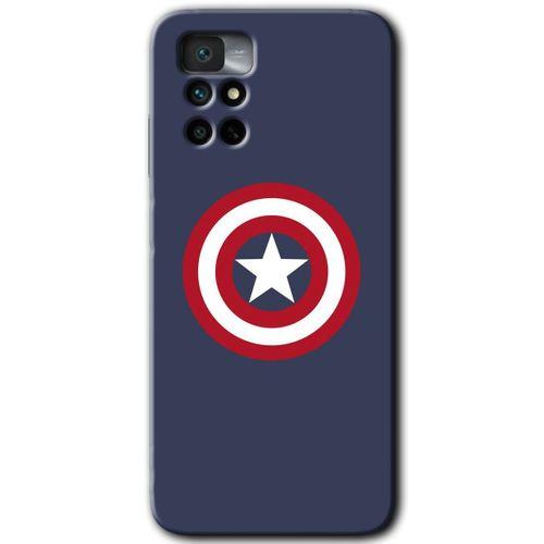Xiaomi Redmi Note 11 4G Kılıf HD Desen Baskılı Arka Kapak - Captain!