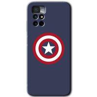 Xiaomi Redmi Note 11 4G Kılıf HD Desen Baskılı Arka Kapak - Captain!