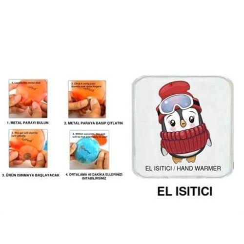 Bereli Penguen Cep Sobası,El Isıtıcı,Sıcak Su Torbası Pvc 10X9,5Cm