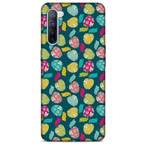 Frutix Elma 03 Oppo Reno 3 Kılıf Desenli Silikon