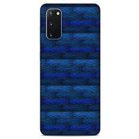 Samsung Galaxy S20 Kılıf Patchwork (43) Thin Fit Kılıf Mavi Tonları