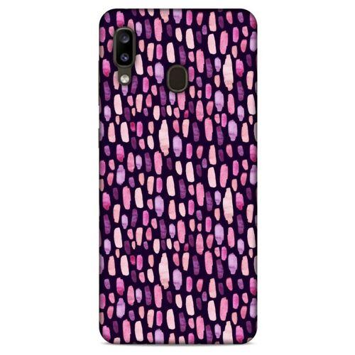 Samsung Galaxy A20 Uyumlu Kılıf Mor Delisi (24) Darbe Emici Kılıf Karışık