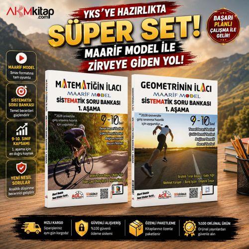 Acil Yayınları TYT Matematiğin ve Geometrinin İlacı Maarif Model Sistematik Soru Bankası Seti 2 Kitap