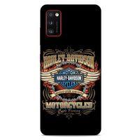 Samsung Galaxy A41 Uyumlu Kılıf Motorsiklet (6) Silikon Kılıf Harley Davidson