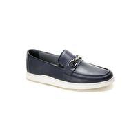 Pierre Cardin 191074 Lacivert Erkek Loafer Günlük Deri Ayakkabı