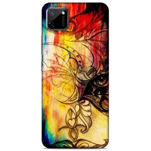 Lopard Oppo Realme C11 Uyumlu Kılıf Manipülasyon ☻ (36) Glitter Kılıf Desenli