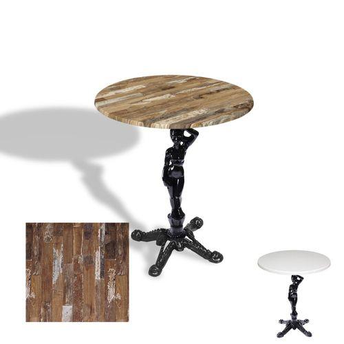 Dockers Çipa 1003 Döküm Ayak Yuvarlak Masa Çap 80cm - (Werzalit, Wermodin ve Allzalit Tabla) - Maracaibo