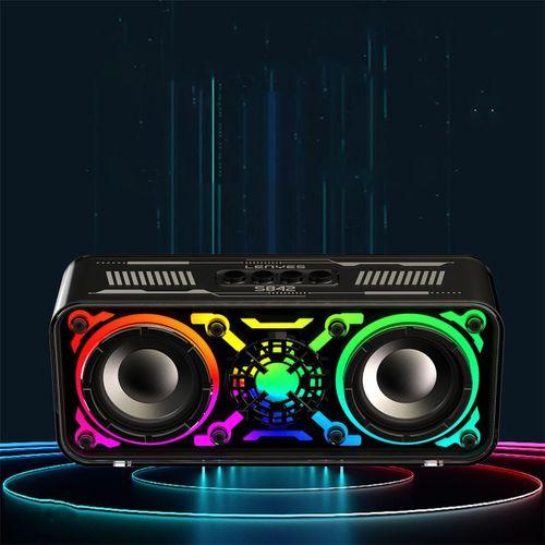 Lenyes S842 RGB Led Işıklı TWS Bluetooth Hoparlör v5.3 18W