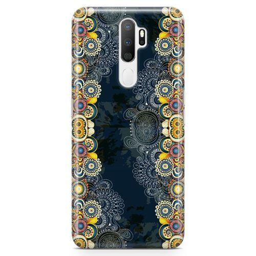 Oppo A9 2020 Kılıf Ayçiçkli Motifler Arka Kapak Koruma Desenli Full Koruyucu