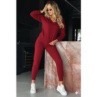 Kadın Uzun Kollu V Yakalı Viskon Iki Iplik Bluz Ve Pantolon Ikili Takım