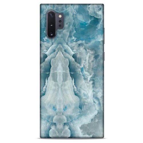Samsung Galaxy Note 10 Plus Uyumlu Kılıf Mavi Delisi (8) Baskılı Kılıf Mermer
