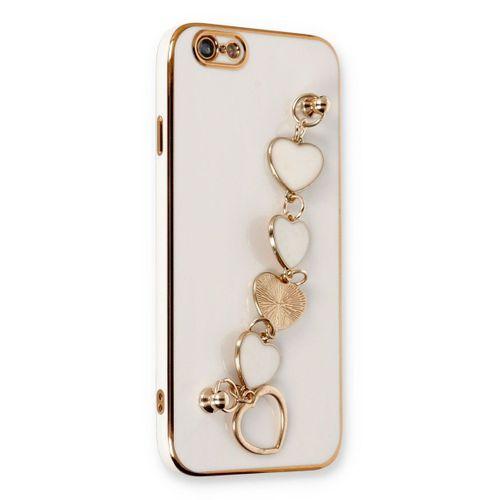 Newface iPhone 6 Kılıf Esila Silikon - Beyaz