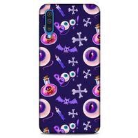 Samsung Galaxy A50 Uyumlu Kılıf Mor Delisi (21) Koruyucu Kapak Göz