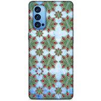 Oppo Reno 4 Pro Kılıf Desenli Özel Seri Tüyler (24) Darbe Emici Kılıf