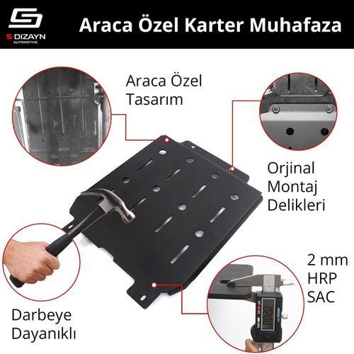 S-Dizayn Fiat Egea Cross Çelik Karter Muhafaza Koruma 2020 Üzeri A+ Kalite