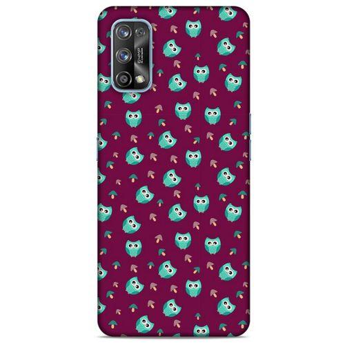 Baykuşlar (8) Desenli Silikon Kapak Telefon Kabı Oppo Realme 7 Pro Kılıf