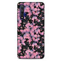 Huawei P Smart S Y8P Kılıf Kelebek Etkisi (25) Antişok Kapak Mavi Sarı