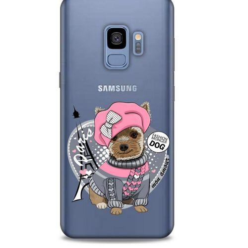 Zoologix (88) Samsung Galaxy S9 Şeffaf Kılıf Silikon Desenli