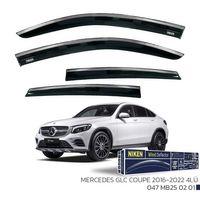 Mercedes GLC Coupe 2016-2022 - Kromlu Cam Rüzgarlığı 4Lü Parça