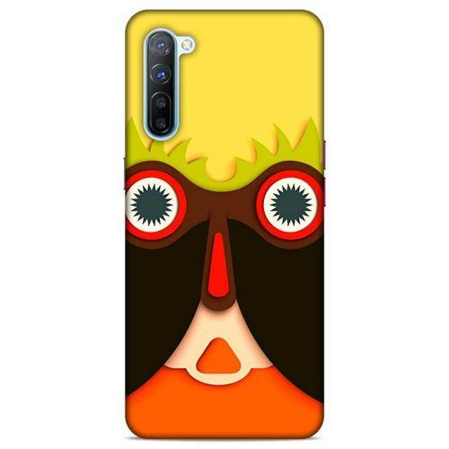 Lopard Oppo Reno 3 Uyumlu Kılıf Soyut Sanat (4) Desenli Koruma Kılıfı