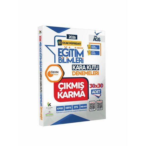 2026 MEB-AGS Ocak Müfredatı Eğitim Bilimleri ÖSYM Çıkmış Karma Kara Kutu 30x30 Deneme Paketi Çözümlü