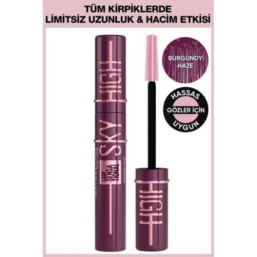 Maybelline New York Lash Sensational Sky High Burgundy Haze Maskara - Mürdüm