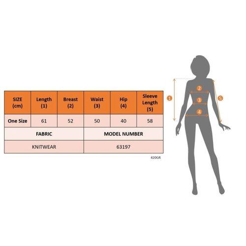 Kadın Uzun Kollu Bisiklet Yaka Triko Bluz