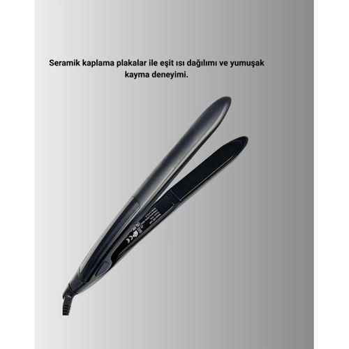A Kalite Orijinal 2025 Isı Ayarlı Titanyum Seramik Plakalı Profesyonel Saç Düzleştirici