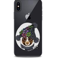 Zoologix (42) Apple iPhone XS Şeffaf Kılıf Silikon Desenli