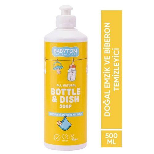 Babyton Babyton Doğal Emzik ve Biberon Temizleyicisi Bitkisel Elde Bulaşık Sabunu 500 ml