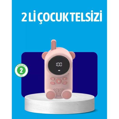 Usb Şarjlı Çocuk Telsizi – Renkli Ekran, Vox Modu, Kompakt Tasarım