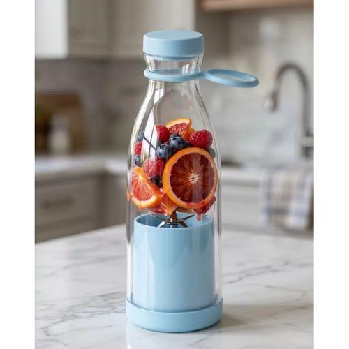 Usb Şarjlı Mini Blender 380 Ml Taşınabilir Smoothie Yapıcı Pratik Kullanım