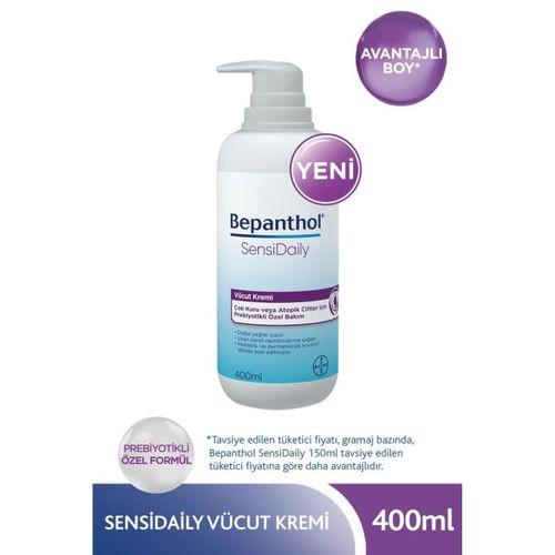 Bepanthol Sensidaily Pompalı Vücut Kremi 400 ml