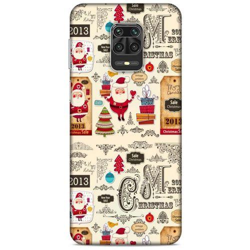 Retro (44) Desen Tough Armor Kılıf Renkli Xiaomi Redmi Note 9 Pro Kılıf