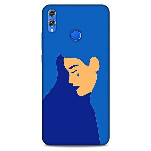 Huawei Honor 8x Kılıf Depresyon (2) Kabı Turuncu Sarı