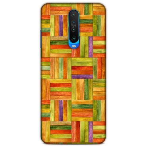 Lopard Xiaomi Redmi K30 5G Uyumlu Kılıf Wood'X (50) Shockproof Kılıf Desenli
